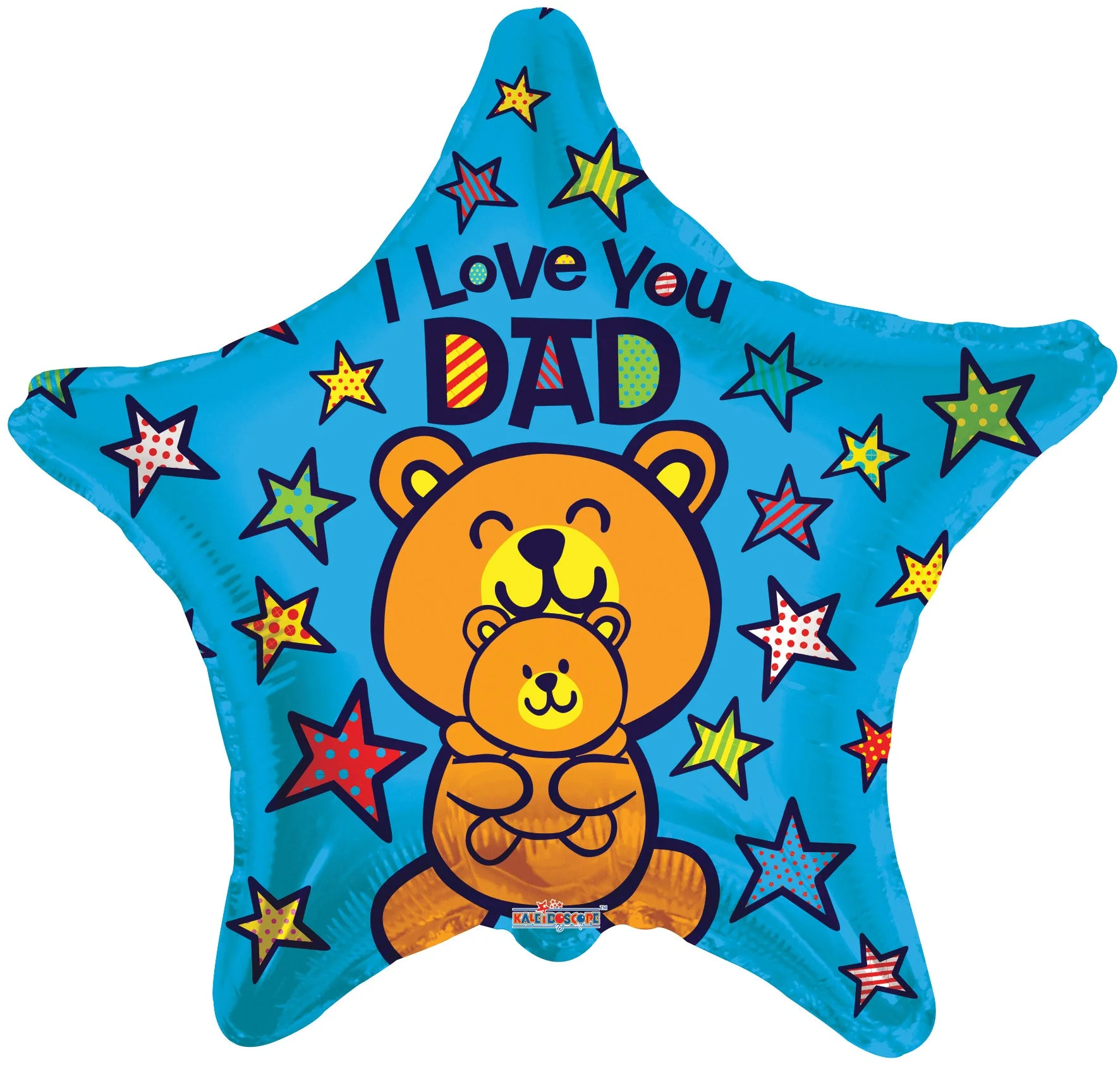 9" Airfill Only (Sticks Sold Separately) Love You Dad Bears Balloon