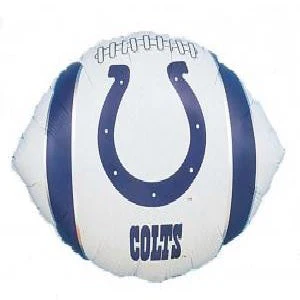 9" Airfill Only (Sticks Sold Separately) NFL Football Balloon Indianapolis Colts
