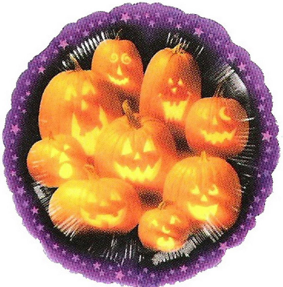 9" Airfill Only (Sticks Sold Separately) Pumpkins Hollow Balloon