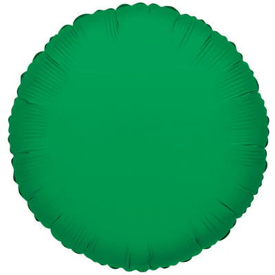 9" Airfill Only (Sticks Sold Separately) Round Emerald Green Brand Convergram Balloon