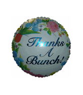 9" Airfill Only (Sticks Sold Separately) Thanks A Bunch Flowers Balloon