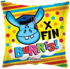 9" Airfill Only (Sticks Sold Separately) X Fin Burris! Balloon (Spanish)