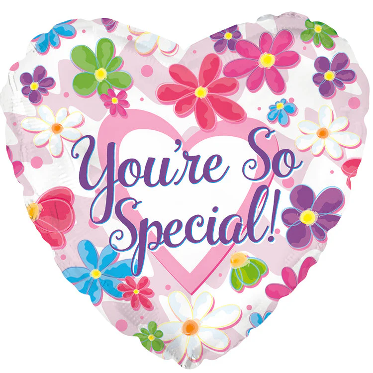 9" Airfill Only (Sticks Sold Separately) You're So Special Flowers Balloon