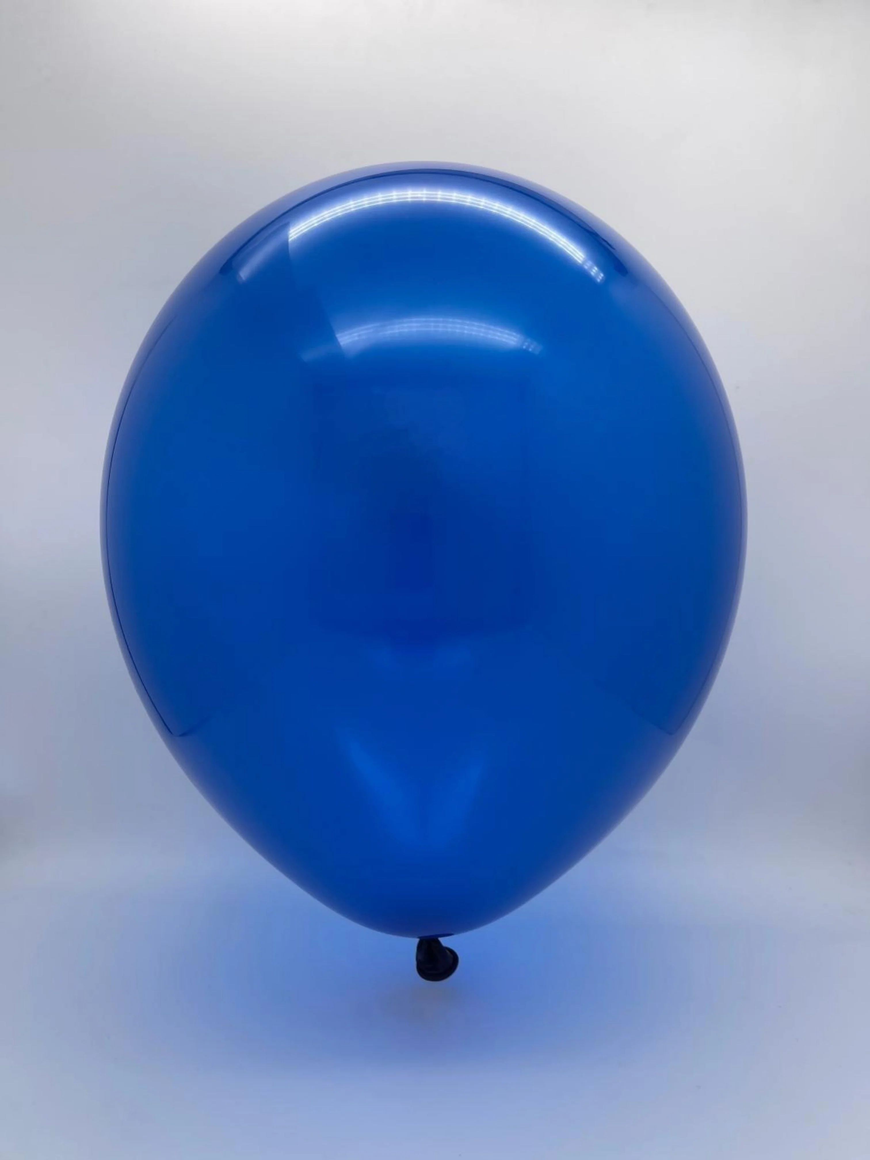 9" Crystal Dark Blue Decomex Latex Balloons (100 Per Bag) - Image 2