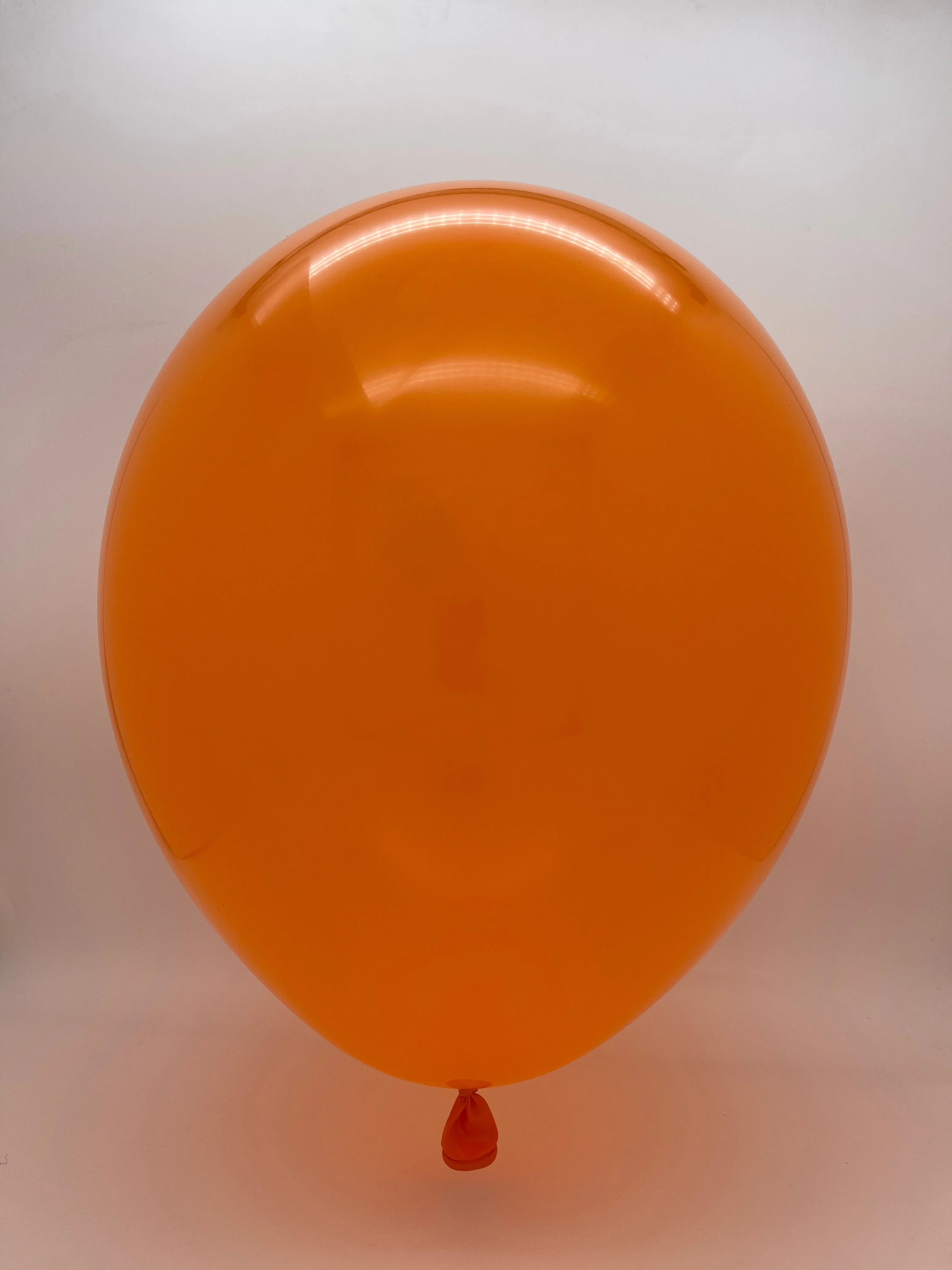 9" Crystal Orange Decomex Latex Balloons (100 Per Bag) - Image 2