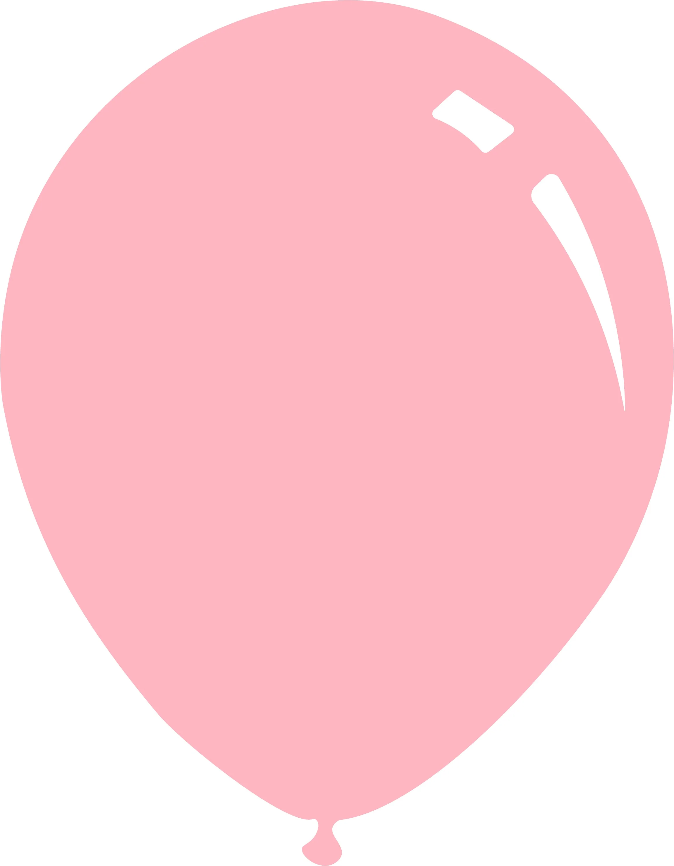 9" Deco Light Pink Decomex Latex Balloons (100 Per Bag)