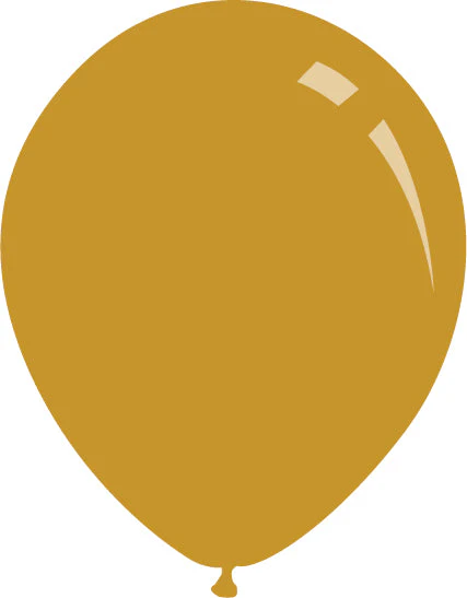 9" Metallic Gold Decomex Latex Balloons (100 Per Bag)