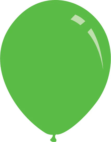 9" Metallic Light Green Decomex Latex Balloons (100 Per Bag)