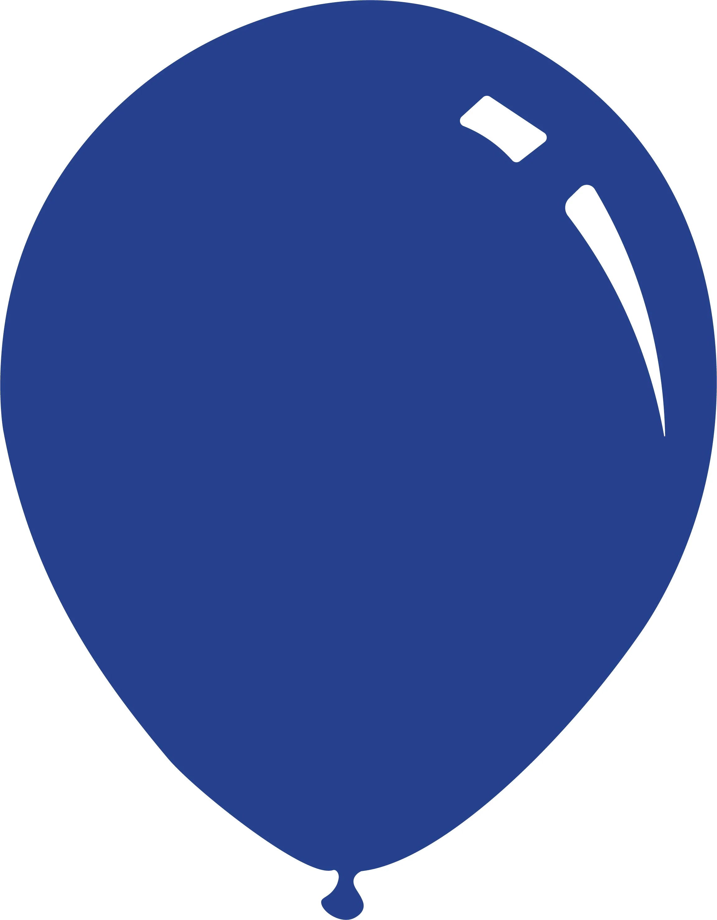 9" Pastel Navy Blue Decomex Latex Balloons (100 Per Bag)