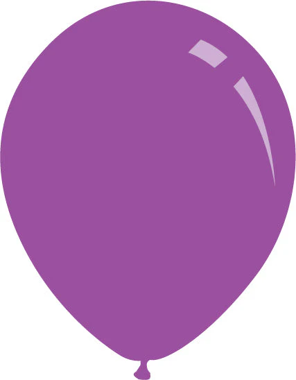 9" Standard Lavender Decomex Latex Balloons (100 Per Bag)