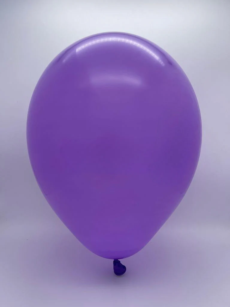 9" Standard Lavender Decomex Latex Balloons (100 Per Bag) - Image 2