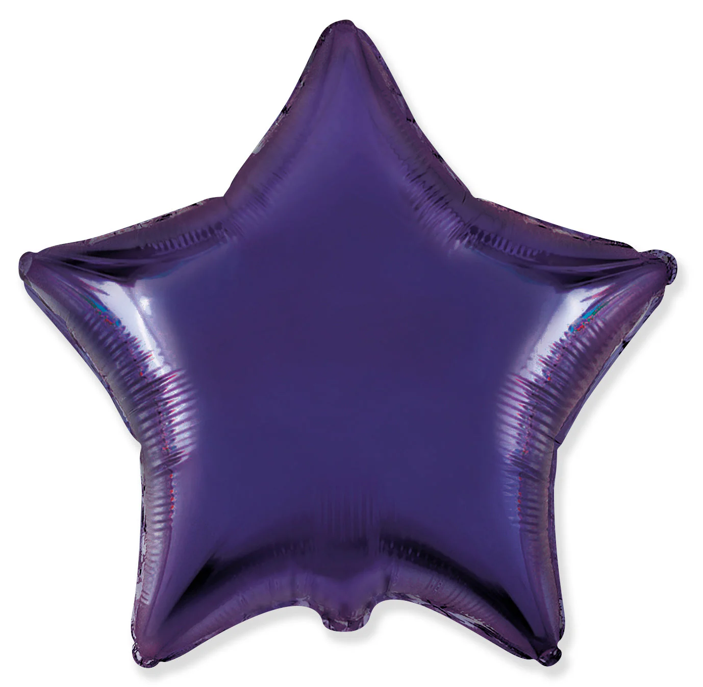 9" Airfill Only Mini Violet Purple Star Solid Color Foil Balloons Brand Flexmetal