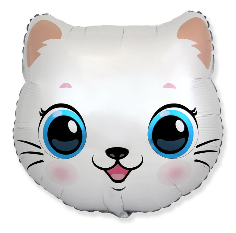 22" Cat Head Foil Balloon