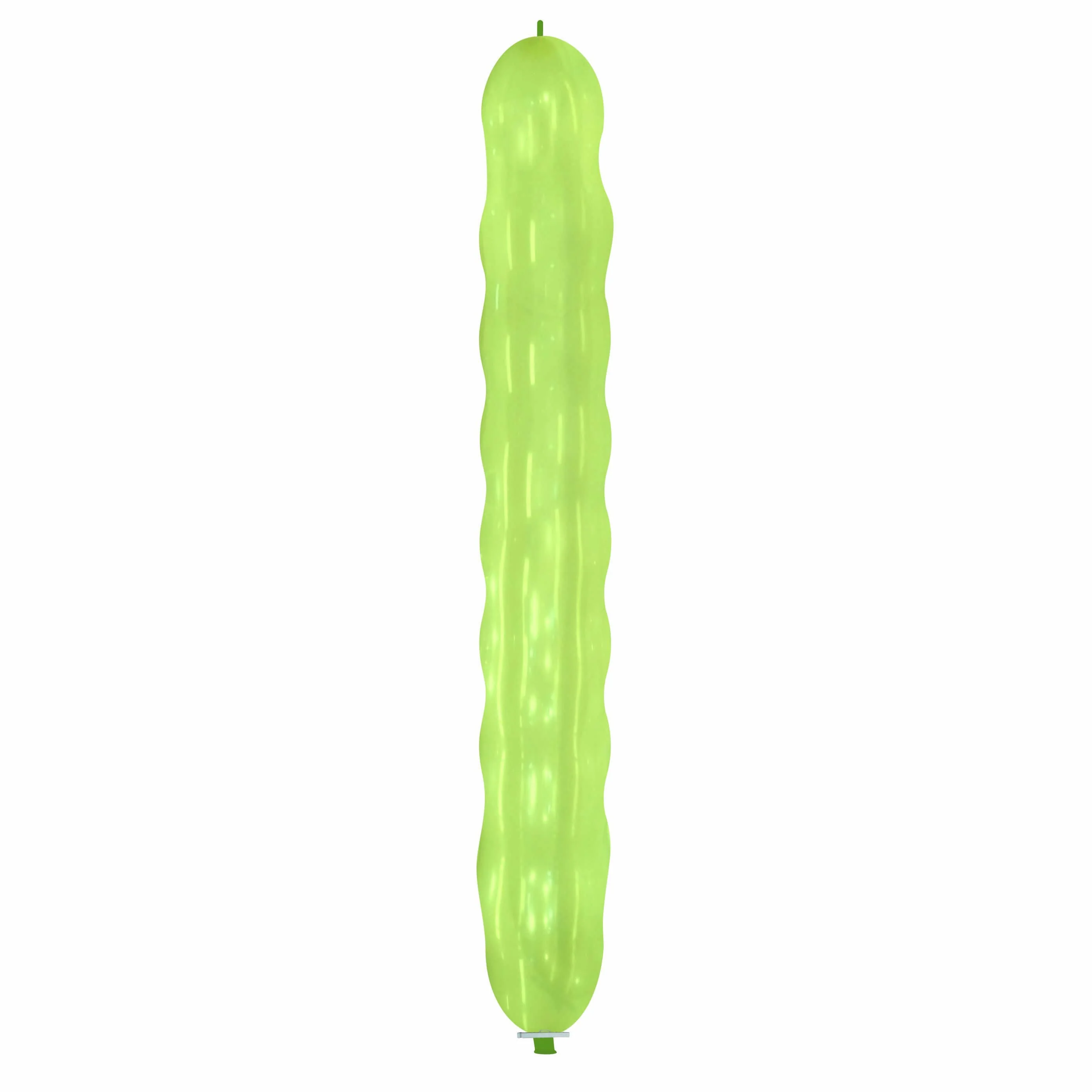 94" Spiral Cattex Brand Crystal Green Latex Balloons