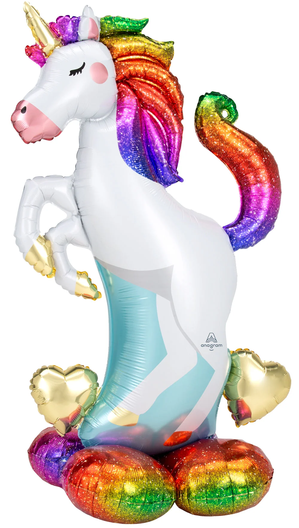 Airfill Only Airloonz Consumer Inflatable Unicorn Foil Balloon