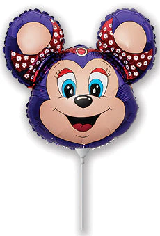 Airfill Only (Sticks Sold Separately) Babsy Mouse Violet Balloon