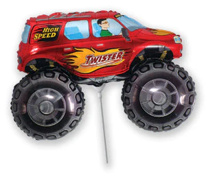 Airfill Only (Sticks Sold Separately) Big Wheel Balloon Red