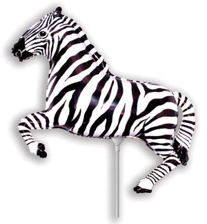Airfill Only (Sticks Sold Separately) Black Zebra Balloon
