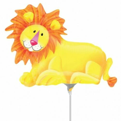 Airfill Only (Sticks Sold Separately) Lion Foil Balloon