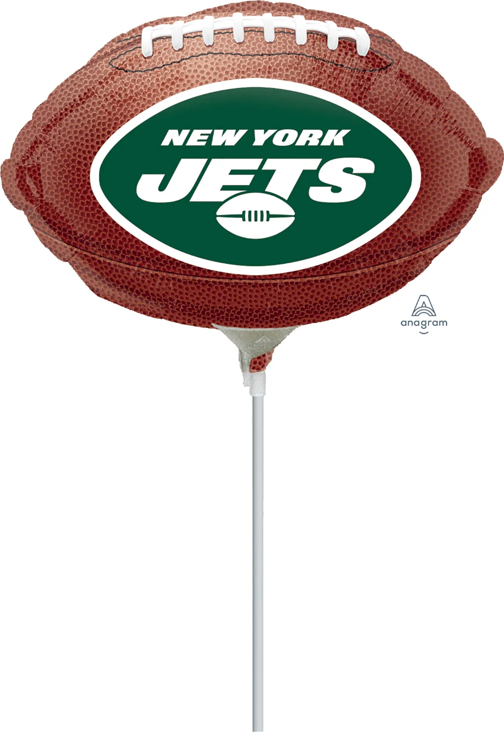 Airfill Only (Sticks Sold Separately) Mini Shape New York Jets Football Foil Balloon