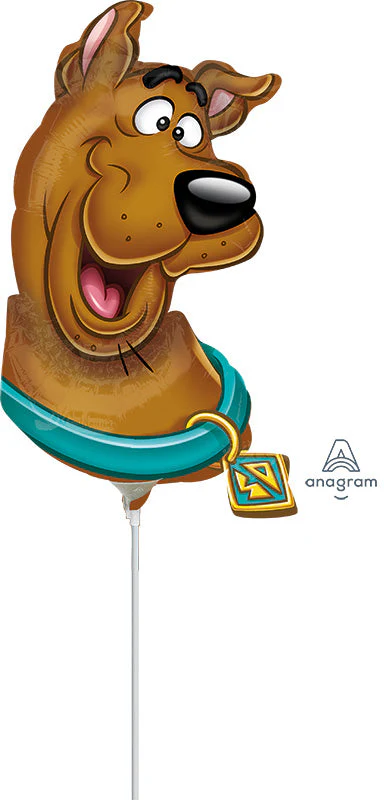 (Airfill Only) Stick Sold Separately Scooby-Doo Balloon Head Shape (Sticks Sold Separately)
