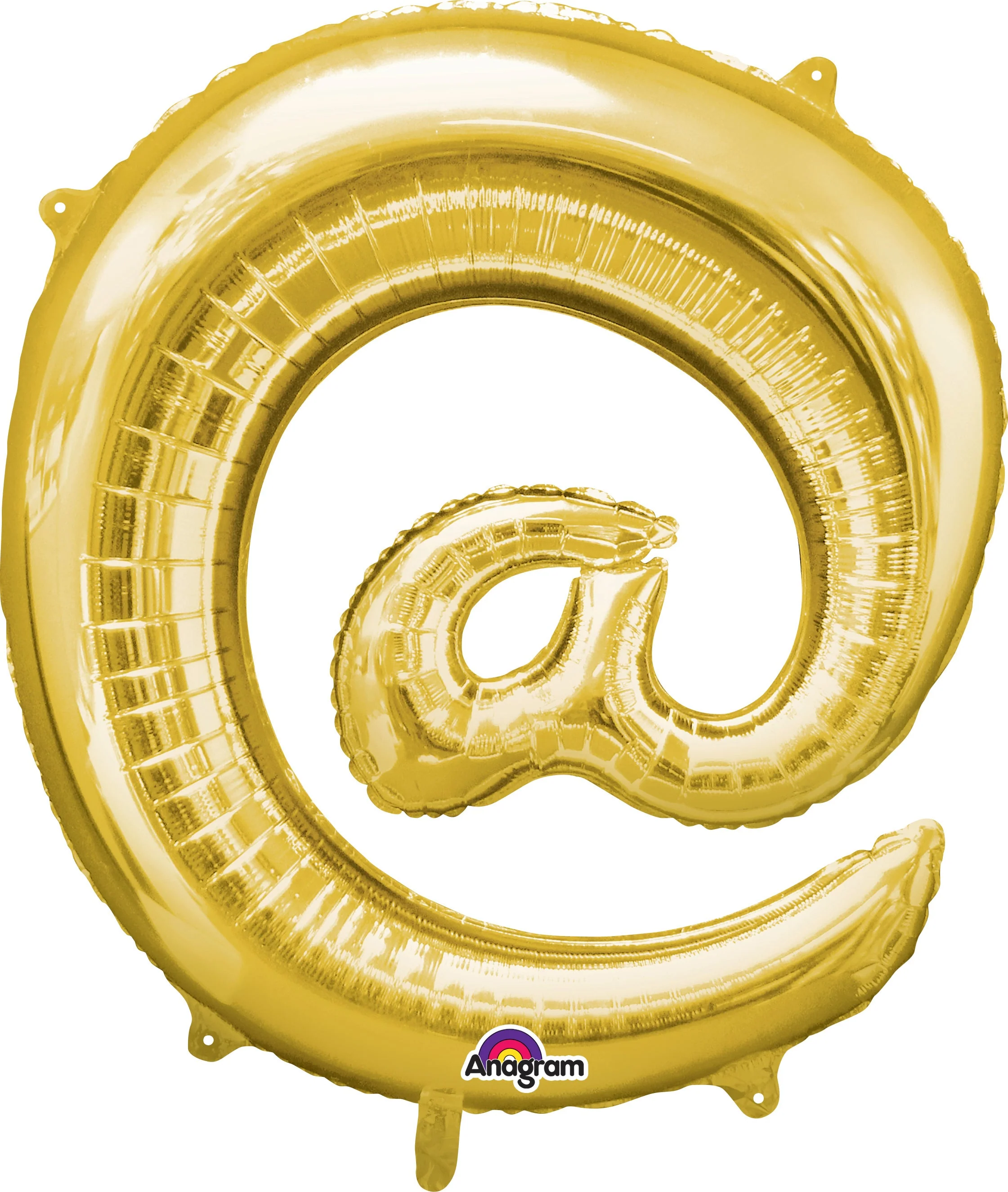 Airfill Only (Sticks Sold Separately) Symbol " @ " Gold Balloon Packaged