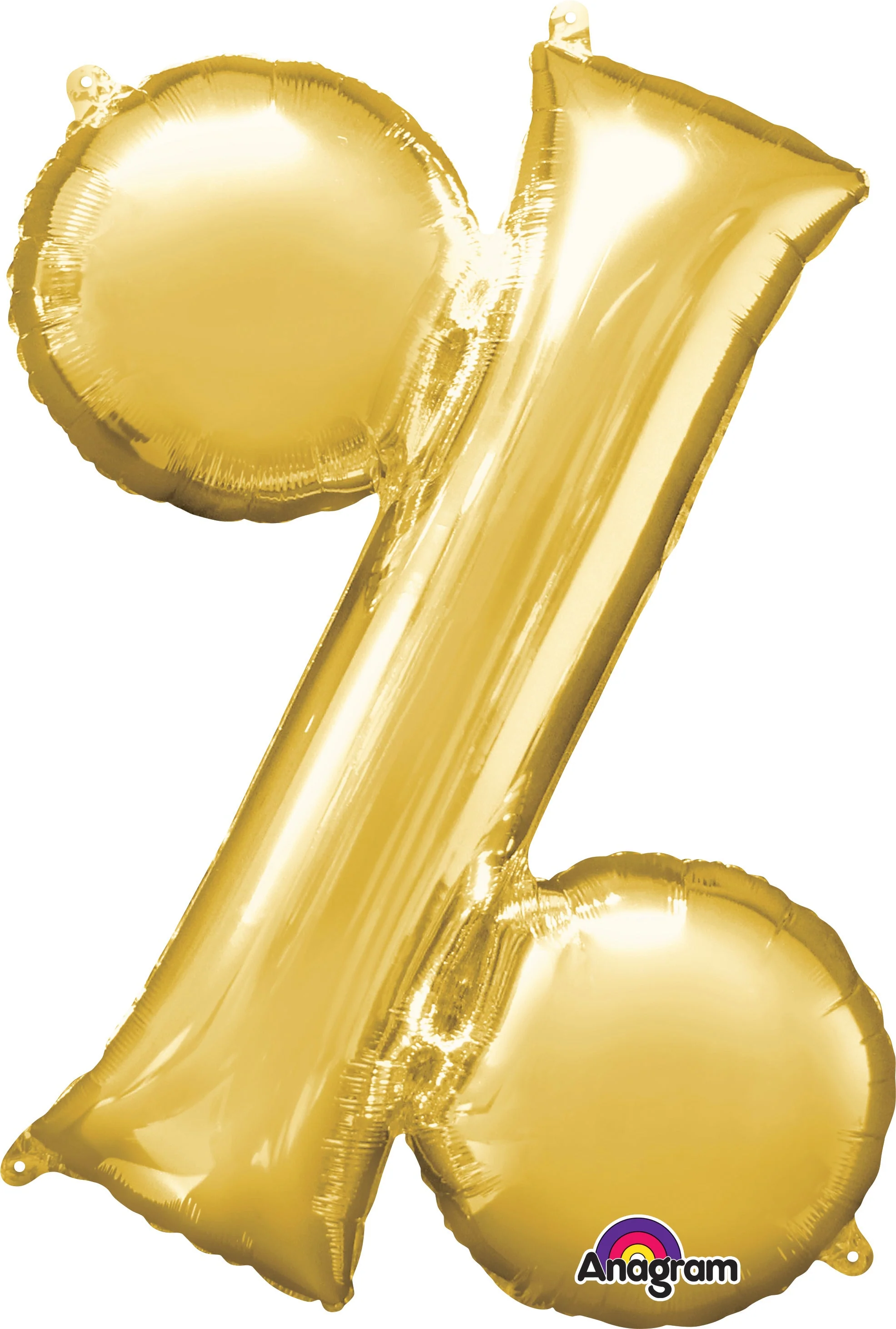 Airfill Only (Sticks Sold Separately) Symbol " % " Gold Balloon Packaged
