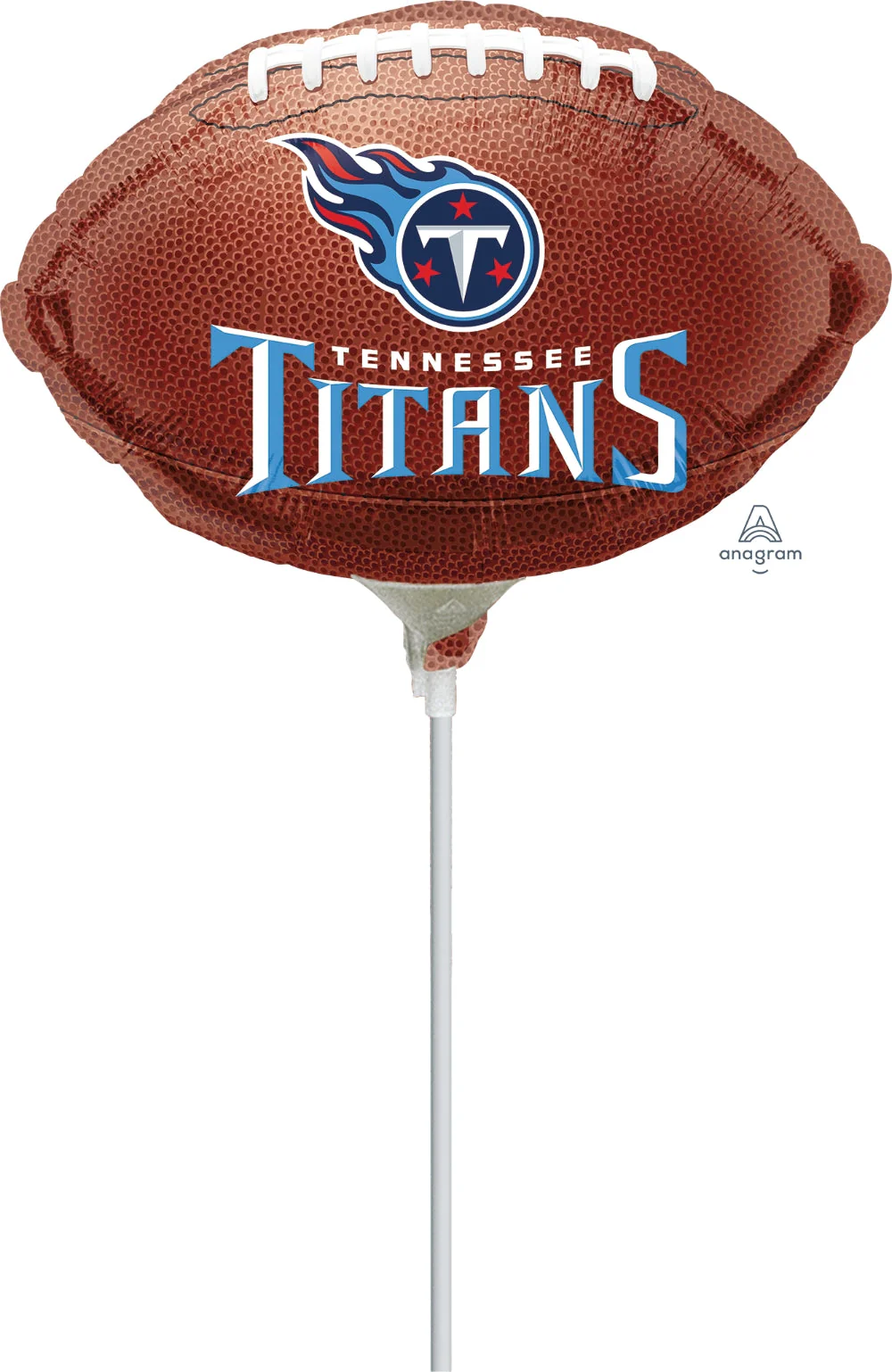 Airfill Only (Sticks Sold Separately) Tennesee Titans Football Foil Balloon
