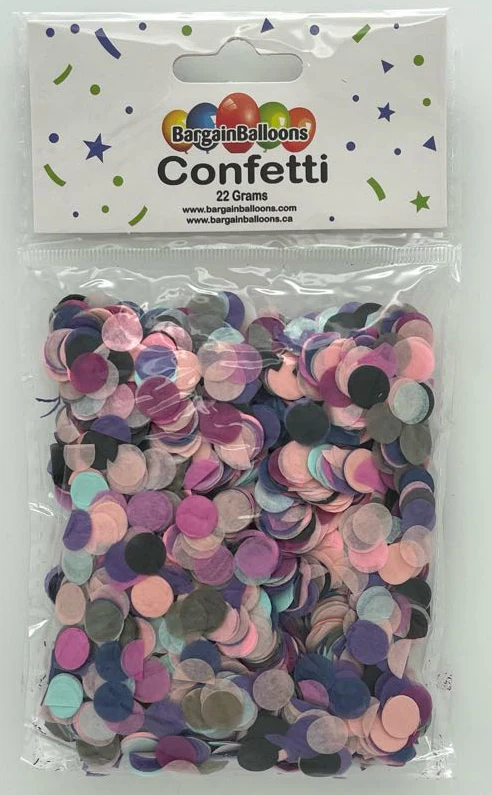 Balloon Confetti Dots 22 Grams Tissue Assorted color 1CM-Round