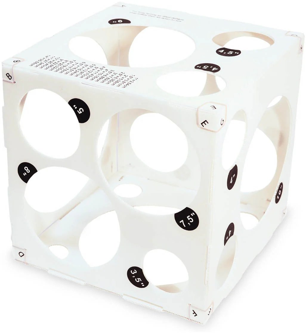 Balloon Sizer - Measures Latex Balloons From 1"-14"