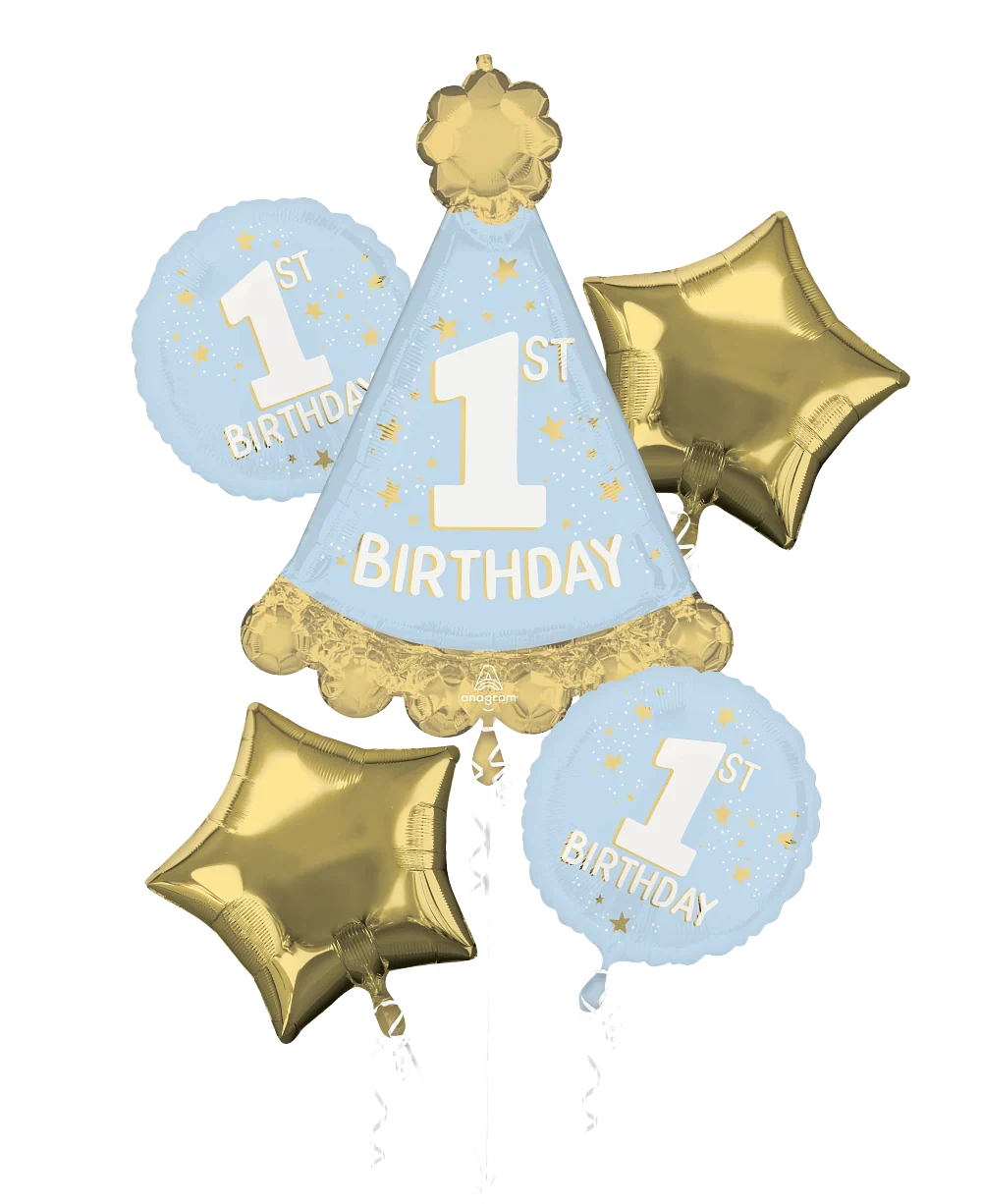 Bouquet Little Mister One-derful 1st Birthday Foil Balloon