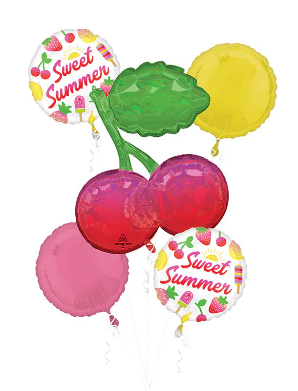 Bouquet Only Sweet Summer Fruity Mix Bouquet Foil Balloon