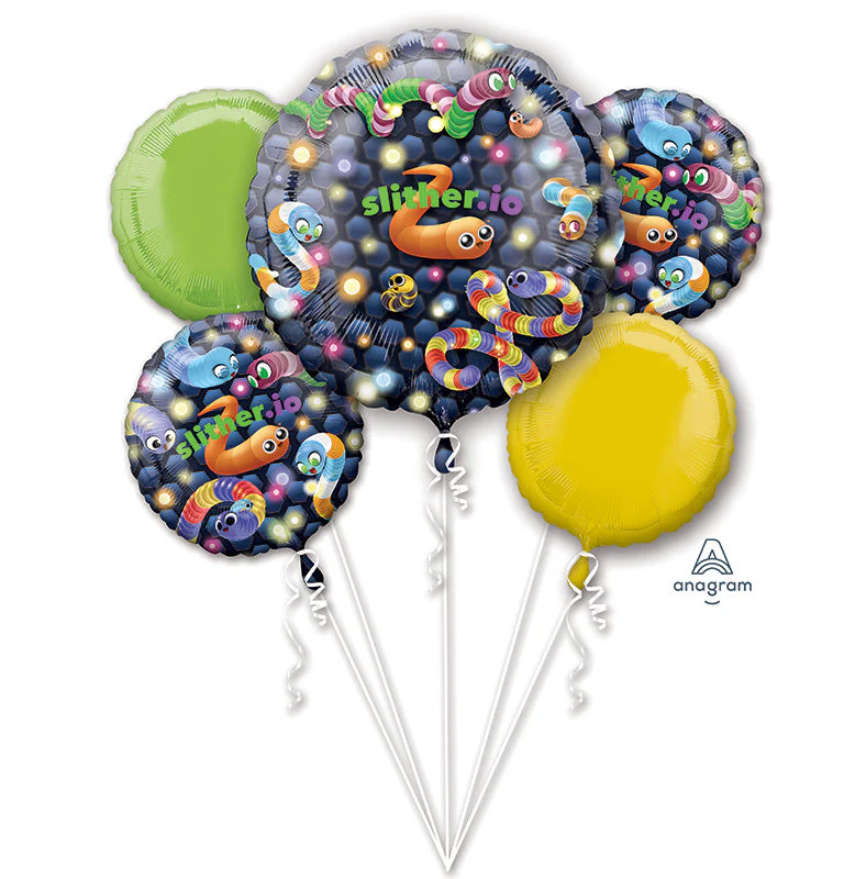 Bouquet Slither.io Foil Balloon