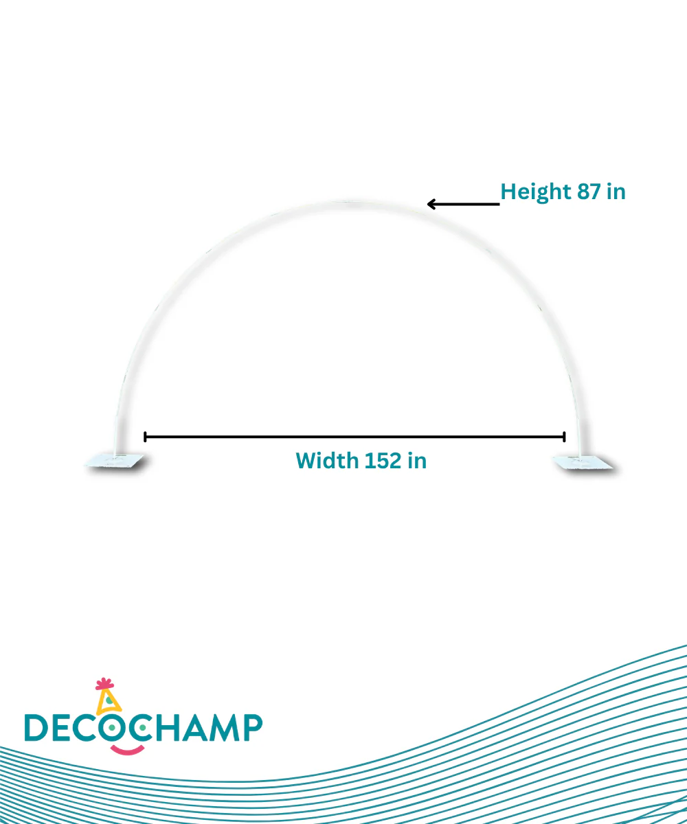 Deco Arch Connector for Base (Use with 12"x12" DecoBase Required) (10 Units Per Box)