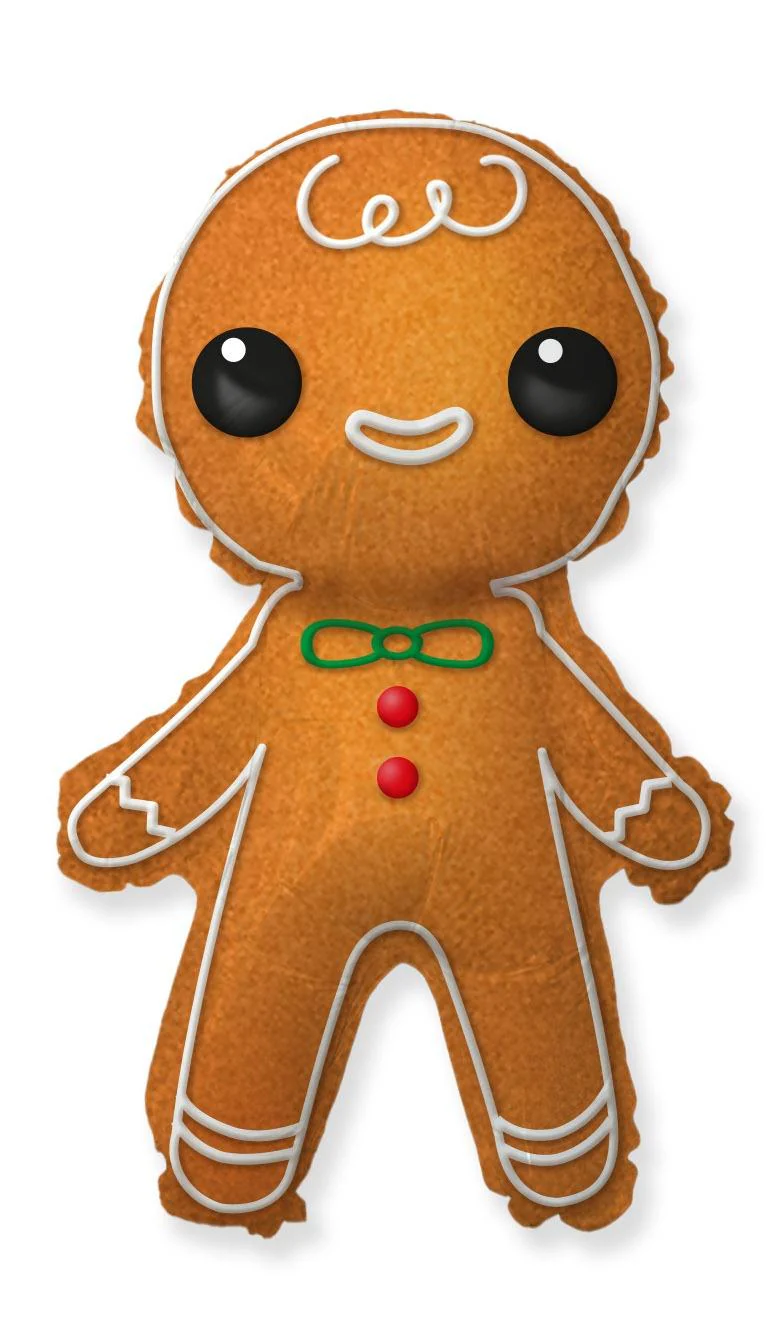 39" Ginger Bread Foil Balloon