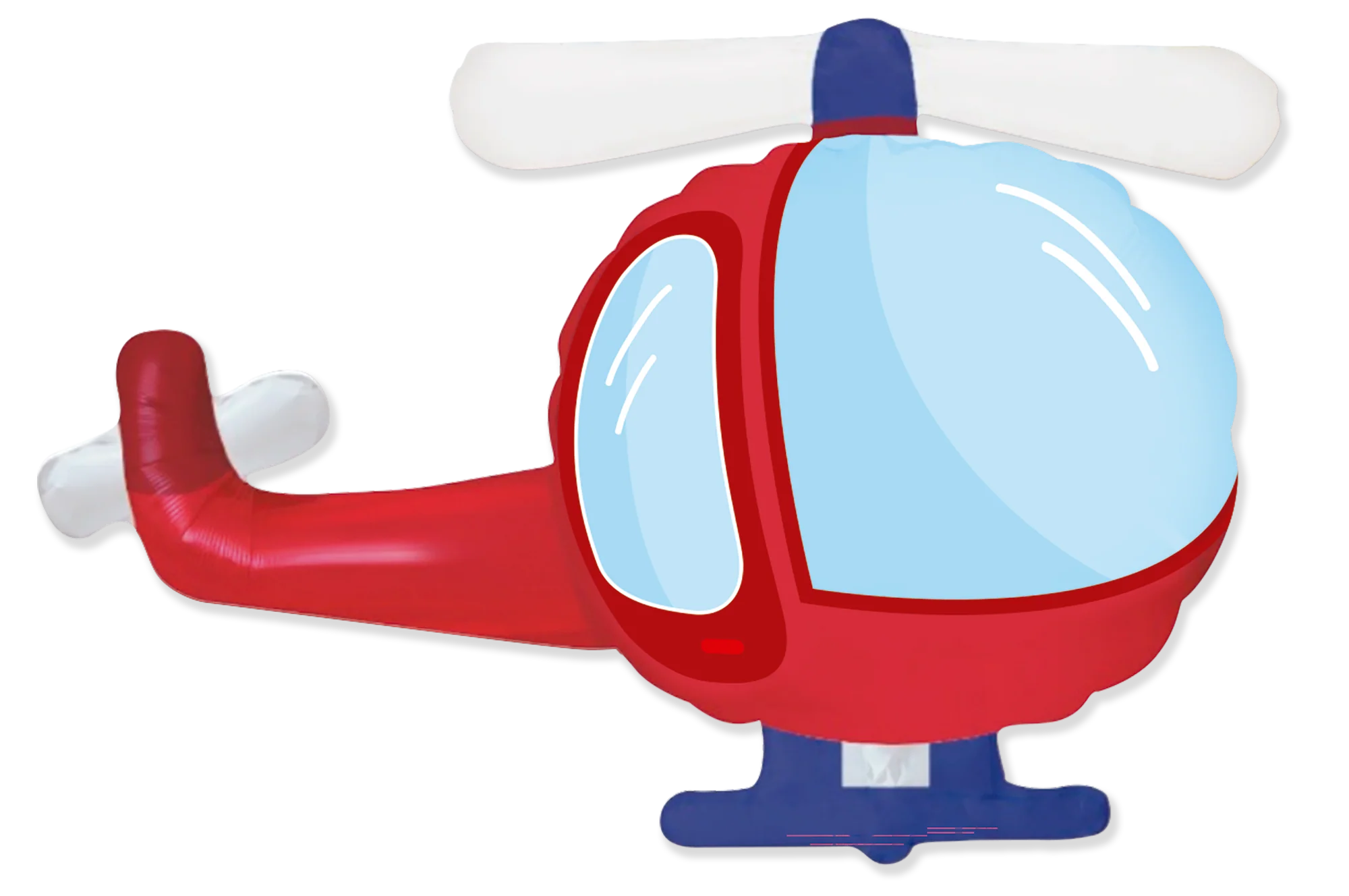 Helicopter Baby Foil Balloon