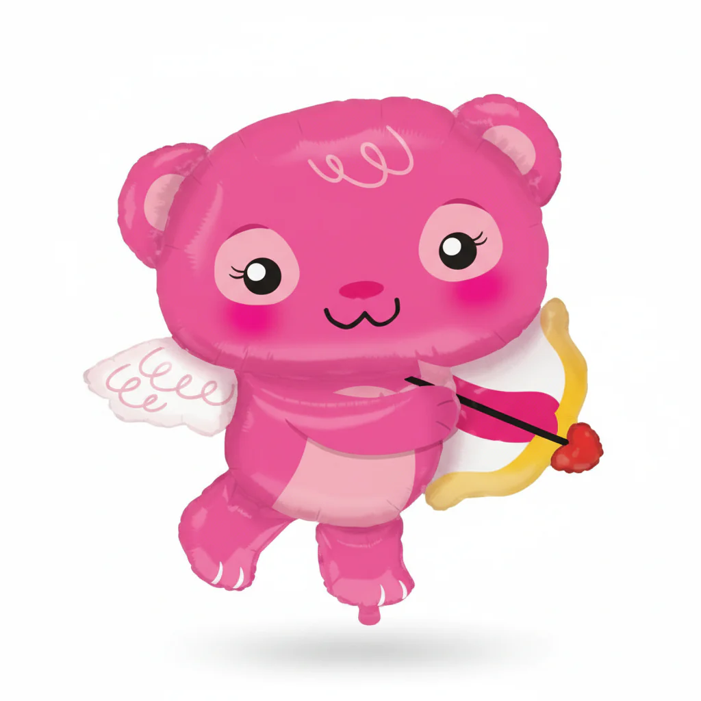 Jumbo Cupid Bear Balloon
