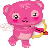 Jumbo Cupid Bear Balloon - Image 2