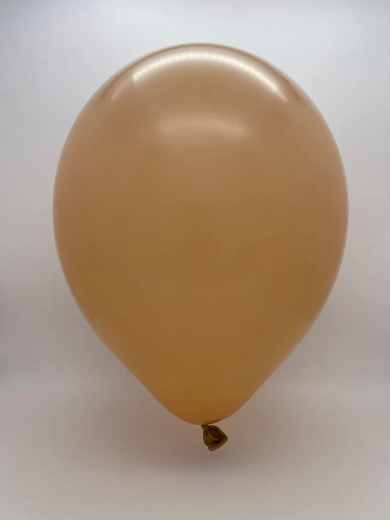 6" Deco Desert Sand Decomex Linking Latex Balloons (100 Per Bag) - Image 2