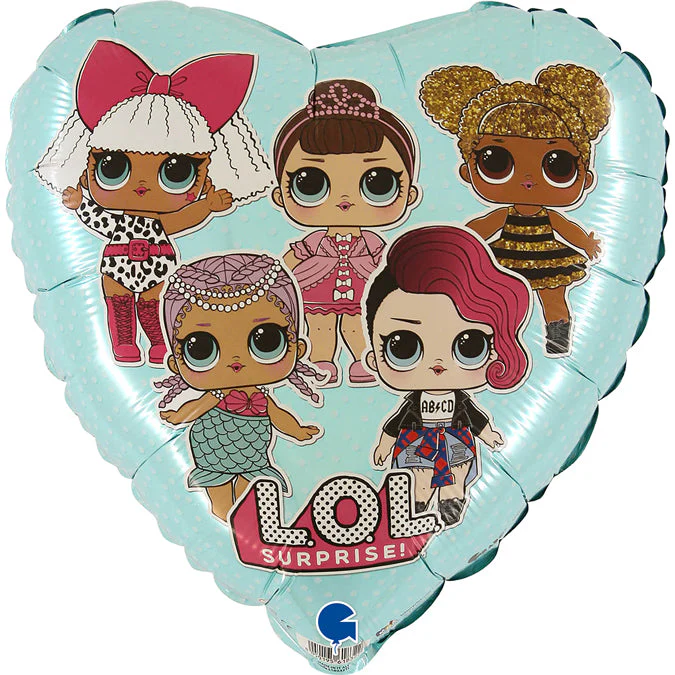 18" LOL Surprise Tiffany Foil Balloon