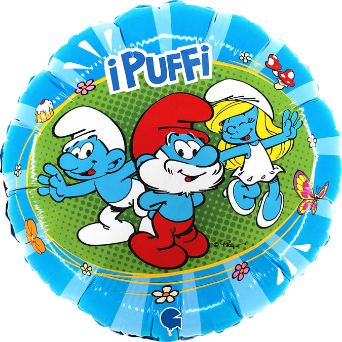 18" Smurfs Puffi Foil Balloon