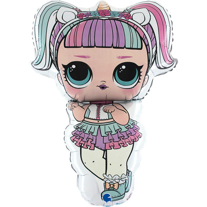 34" LOL Surprise Unicorn Foil Balloon