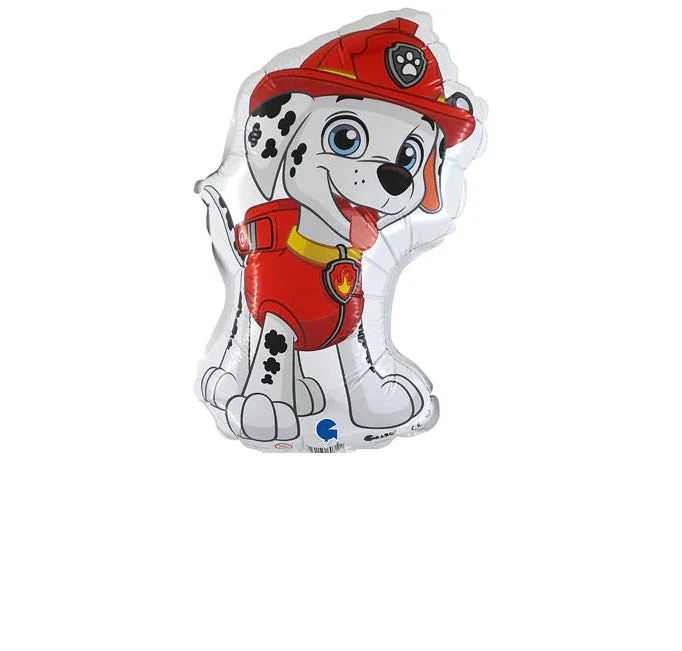 14" Airfill Only Paw Patrol Marshall mini Foil Balloon (Sticks Sold Separately)