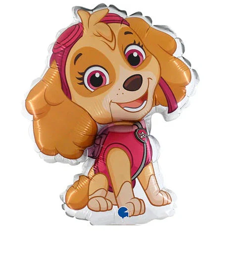 14" Airfill Only Paw Patrol Skye mini Foil Balloon (Sticks Sold Separately)