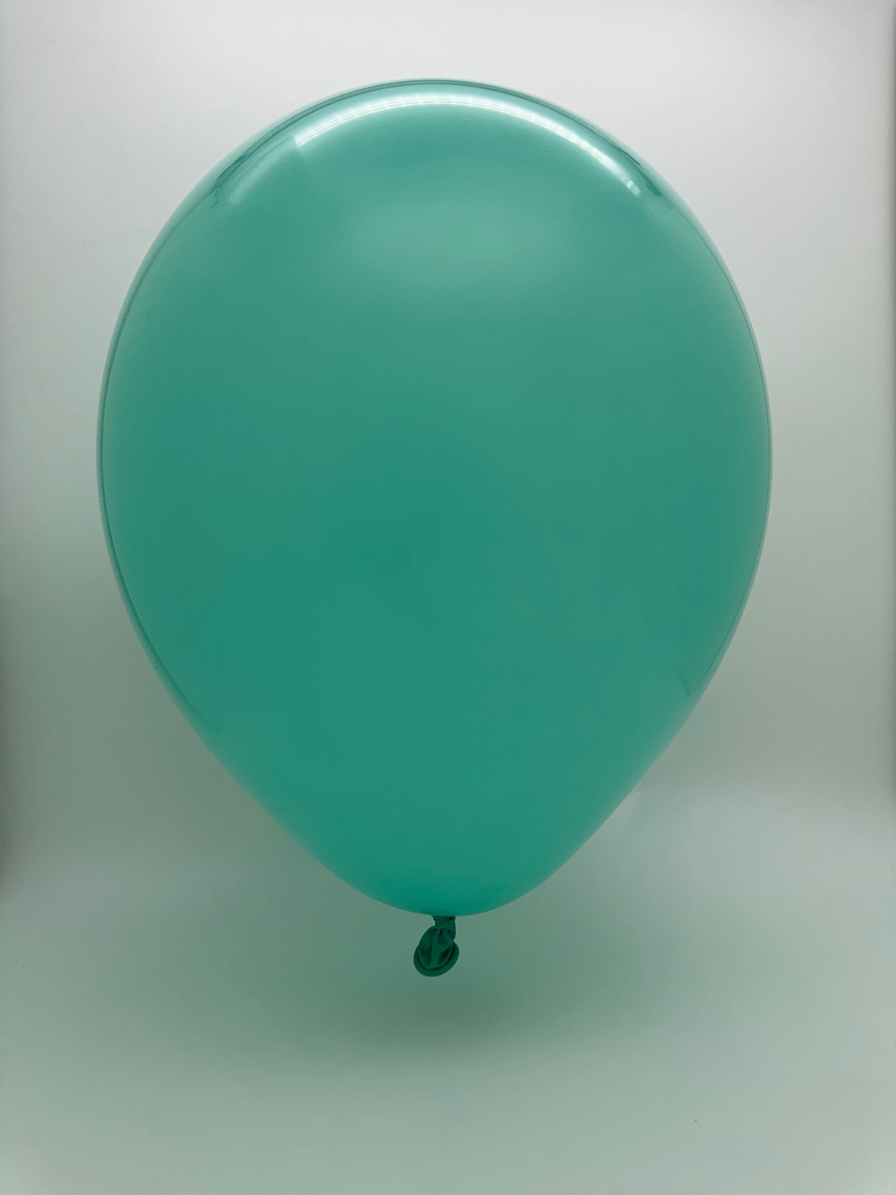 260D Standard Aqua Blue (Aquamarine) Decomex Twisting Modelling Latex Balloons (100 Per Bag) - Image 2