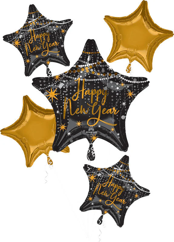 Midnight Hour Bouquet Foil Balloon