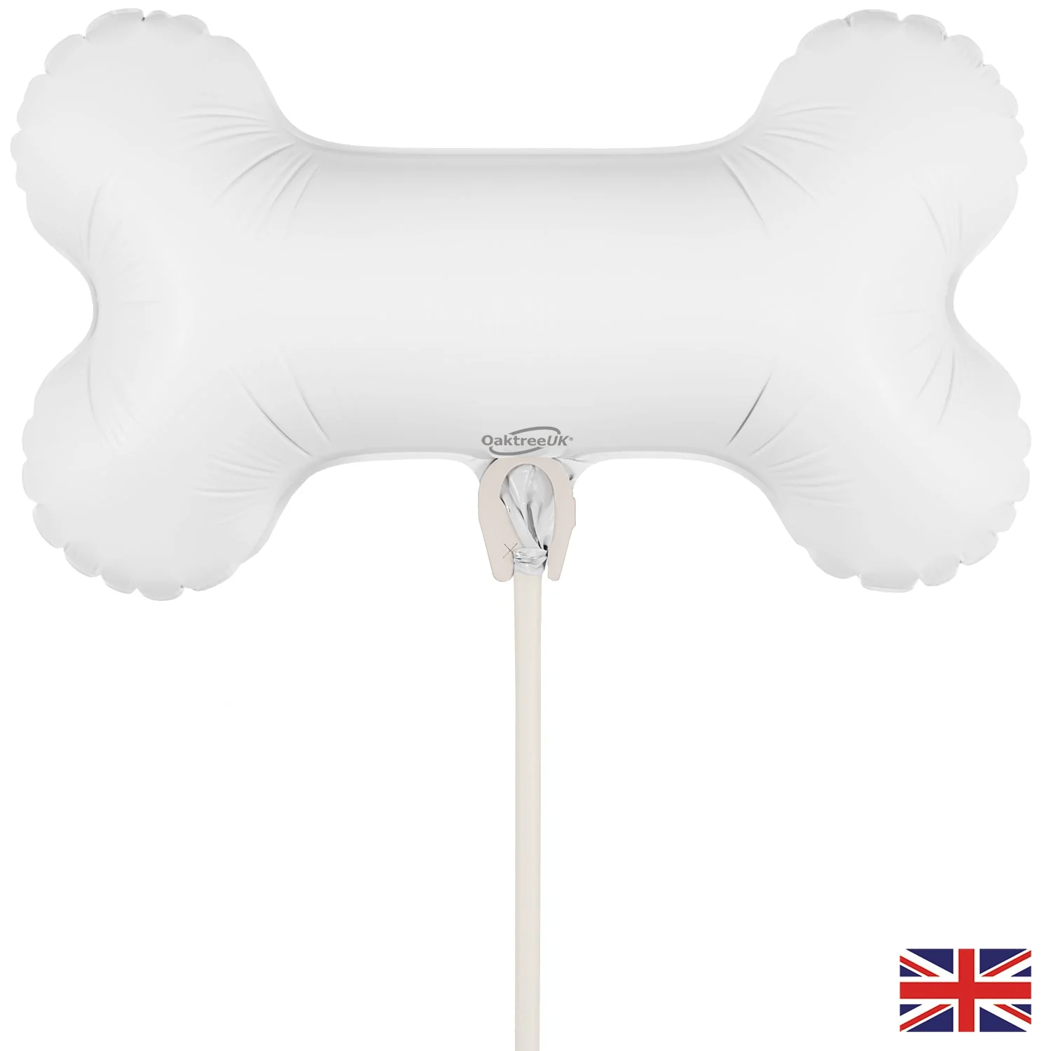 13" Mini Airfill Only (Sticks Sold Separately) Dog Bone (For Air) Oaktree Brand Mylar/Foil Balloon