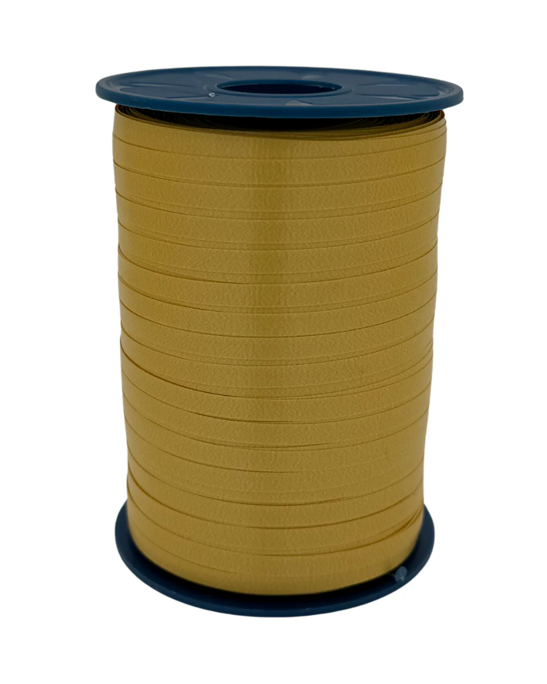 Morex Brand 3/16" x 500 YD - Poly Balloon Crimped/Ribbed Curling Ribbon Color: Gold
