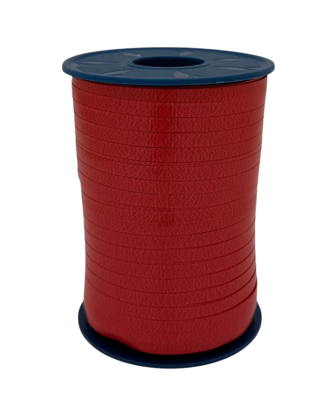 Morex Brand 3/16" x 500 YD - Poly Balloon Crimped/Ribbed Curling Ribbon Color: Red