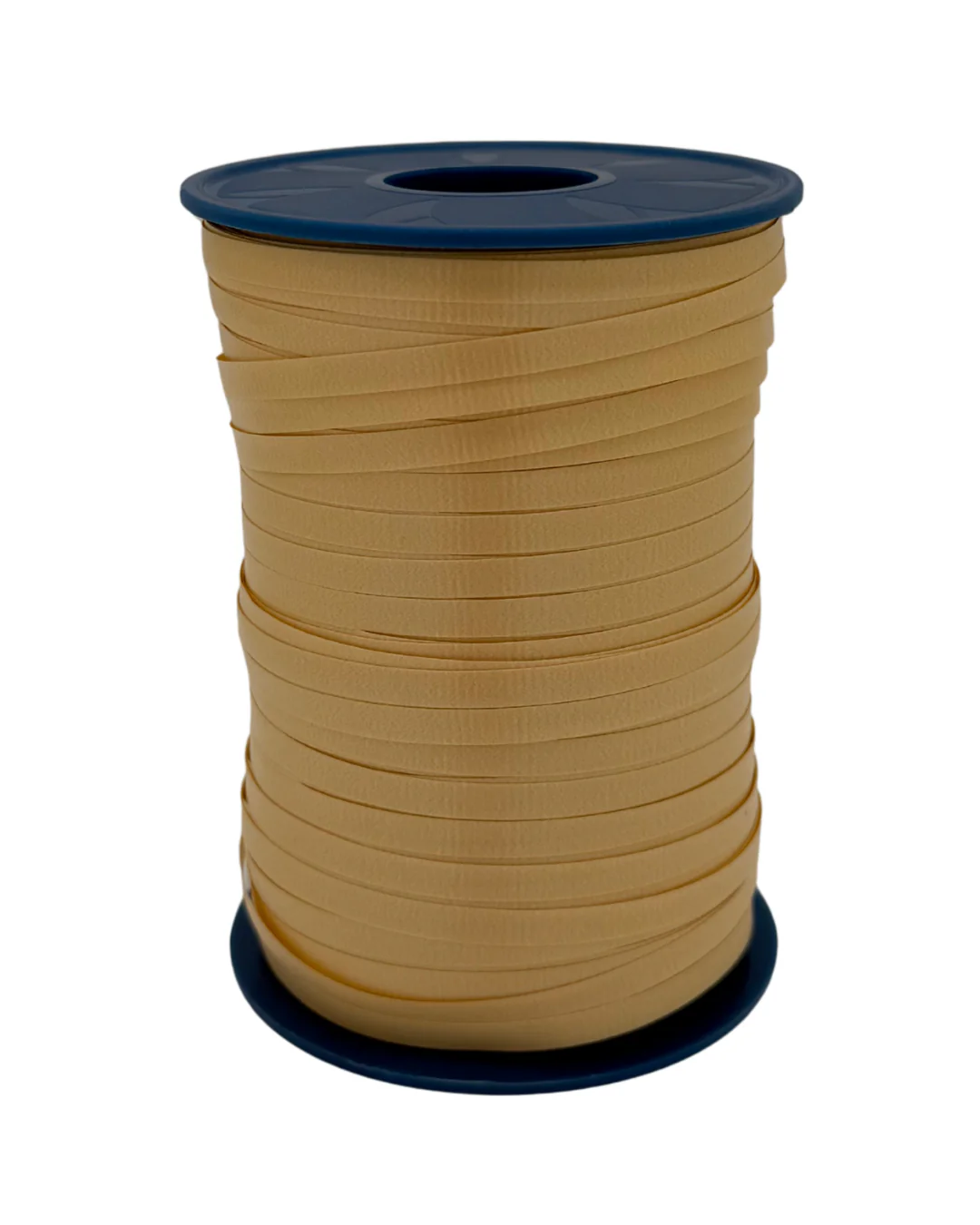 Morex Brand 3/16" x 500 YD - Poly Balloon Crimped/Ribbed Curling Ribbon Color: Soft Gold